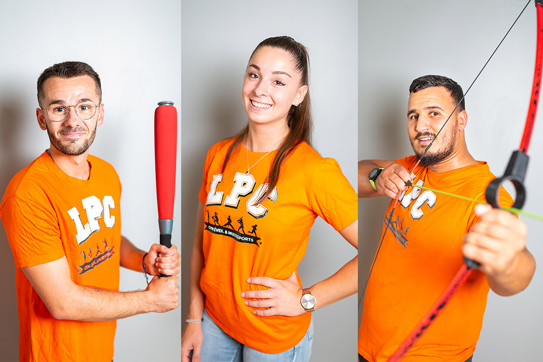 Photo Corporate Equipe Le Ptit Club Multisports studio mobile Elodie Frigot Photographe