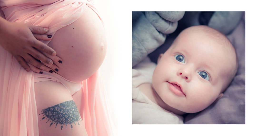 Photo de maternité grossesse et bébé à domicile Elodie Frigot Photographe