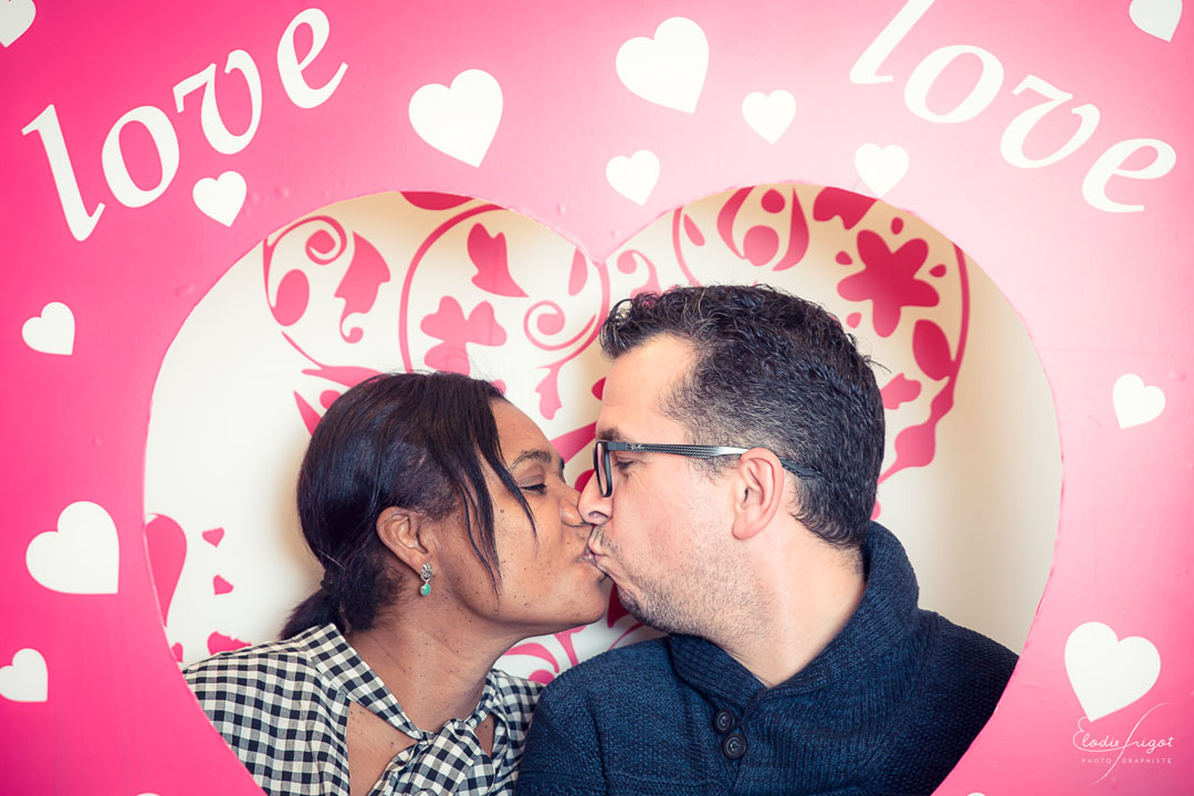 Photobooth couple à la St Valentin - Elodie Frigot Photographe